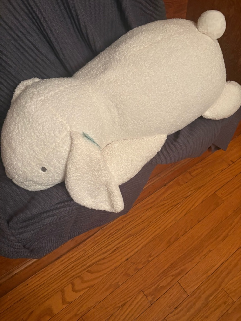 Pillowfort Plush White Bunny Pillow